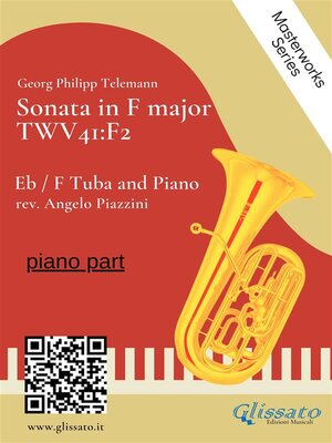 cover image of Sonata in F major: Eb/F Tuba and Piano, Piano Part